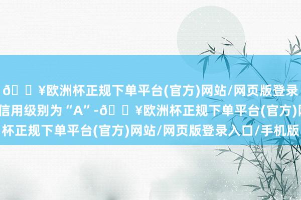 🔥欧洲杯正规下单平台(官方)网站/网页版登录入口/手机版宏微转债信用级别为“A”-🔥欧洲杯正规下单平台(官方)网站/网页版登录入口/手机版