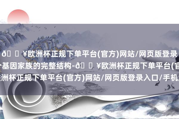 🔥欧洲杯正规下单平台(官方)网站/网页版登录入口/手机版揭示出多个基因家族的完整结构-🔥欧洲杯正规下单平台(官方)网站/网页版登录入口/手机版