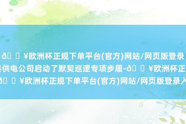 🔥欧洲杯正规下单平台(官方)网站/网页版登录入口/手机版国网新邵县供电公司启动了默契巡逻专项步履-🔥欧洲杯正规下单平台(官方)网站/网页版登录入口/手机版